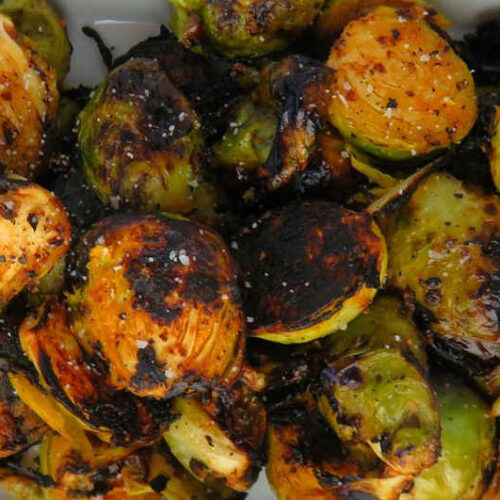 Grilled Dijon Brussels Sprouts
