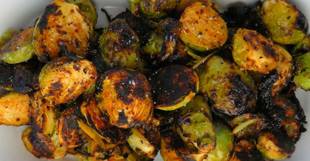 Grilled Dijon Brussels Sprouts