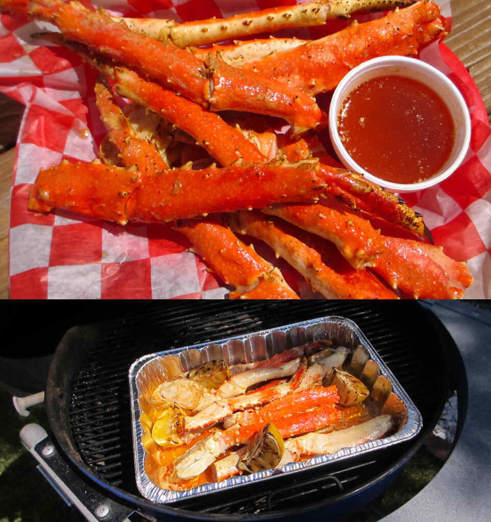 Grilled Old Bay Crab Legs