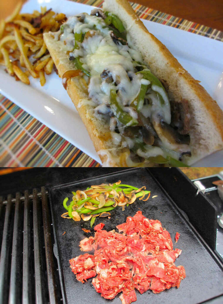 Grilled Philly Cheese Steak