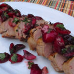 Grilled Pork Tenderloin with Cherry Salsa