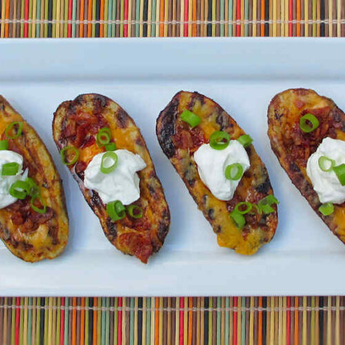 Grilled Potato Skins