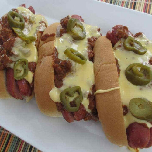Grilled San Antonio Hot Dog