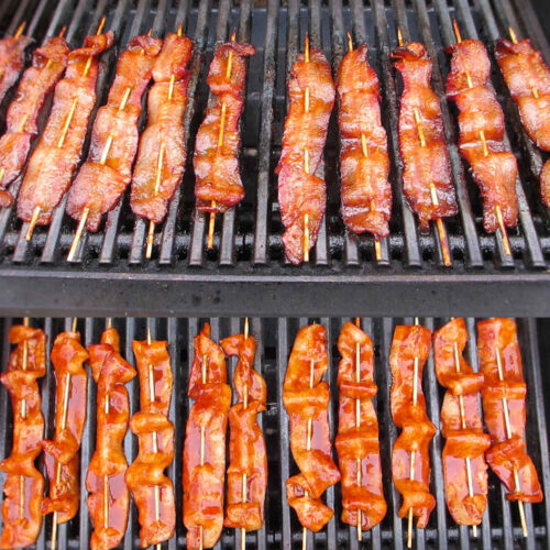 Grilled Sweet BBQ Bacon