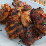 Grilled Sweet-n-Spicy Chicken Thighs