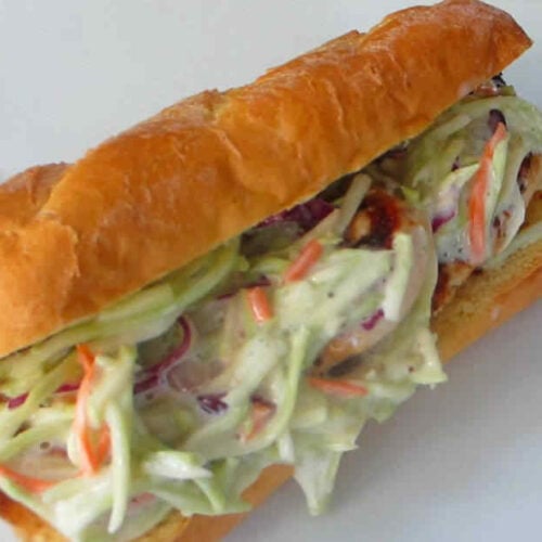 Grilled Turkey Breast Po Boy