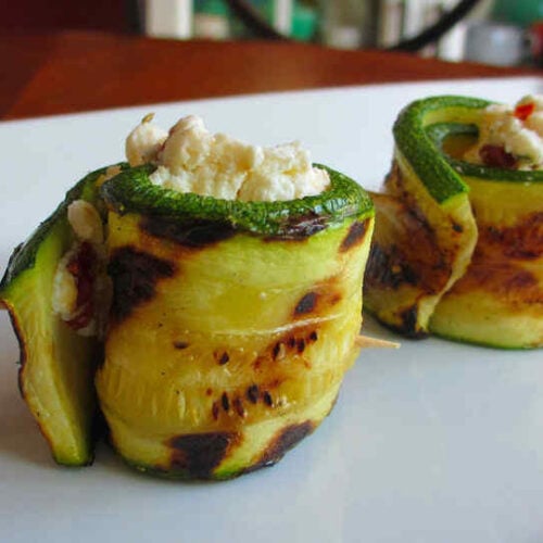 Grilled Zucchini Roll-Ups