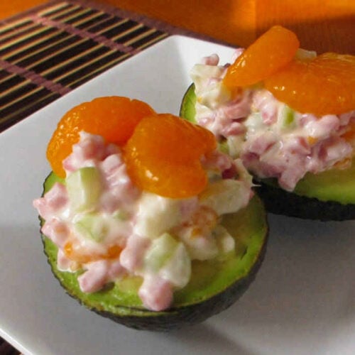 Ham Salad-Filled Avocados