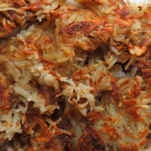 Hash Browns on the Cuisinart Griddler
