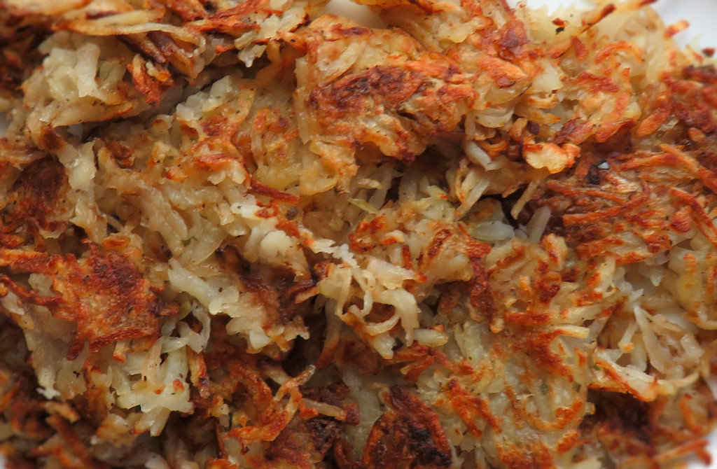 Hash Browns on the Cuisinart Griddler
