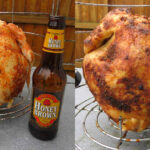 Honey Brown Beer Can Chicken on the Char-Broil Big Easy
