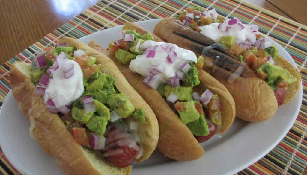 Hot Dogs with Avocado