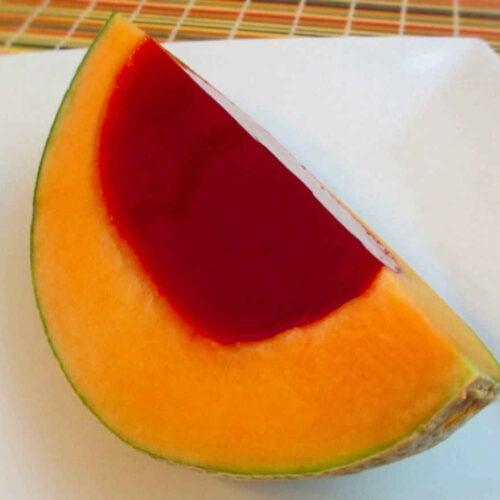 Jello-Filled Melon