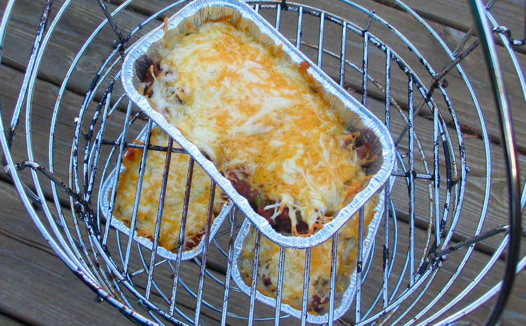 Mexican Bean Dip on the Char-Broil Big Easy