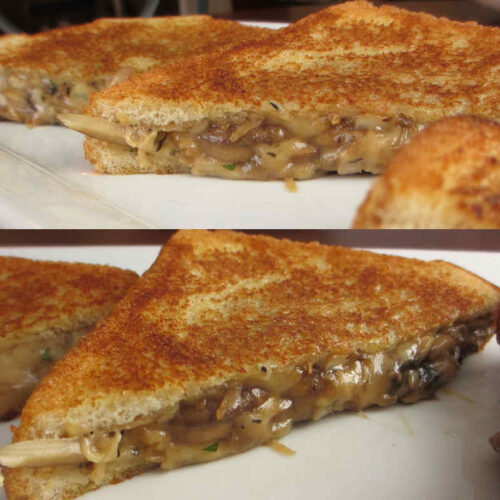 Mushroom Grilled Cheese
