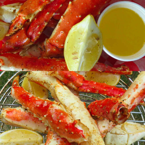 Old Bay Crab Legs on the CharBroil Big Easy Life's A Tomato