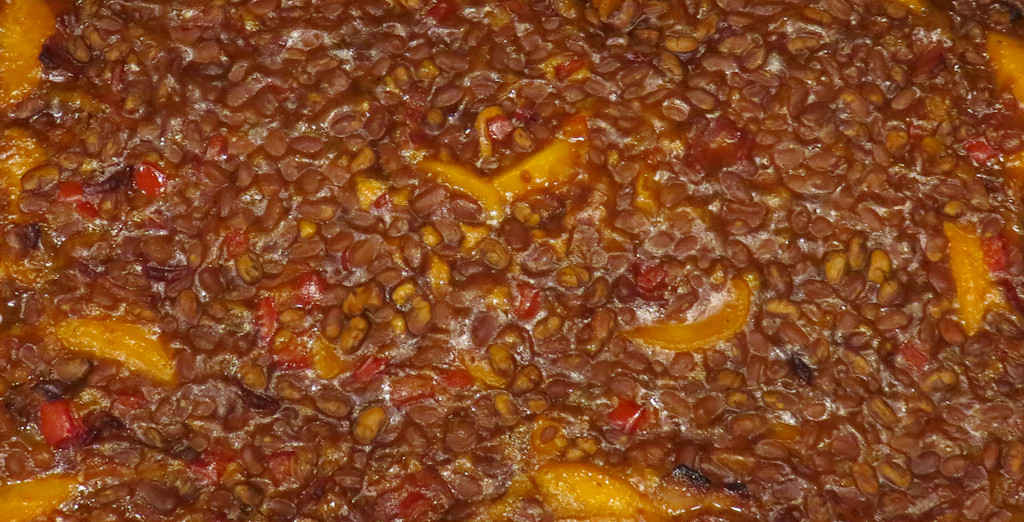 Peach BBQ Beans