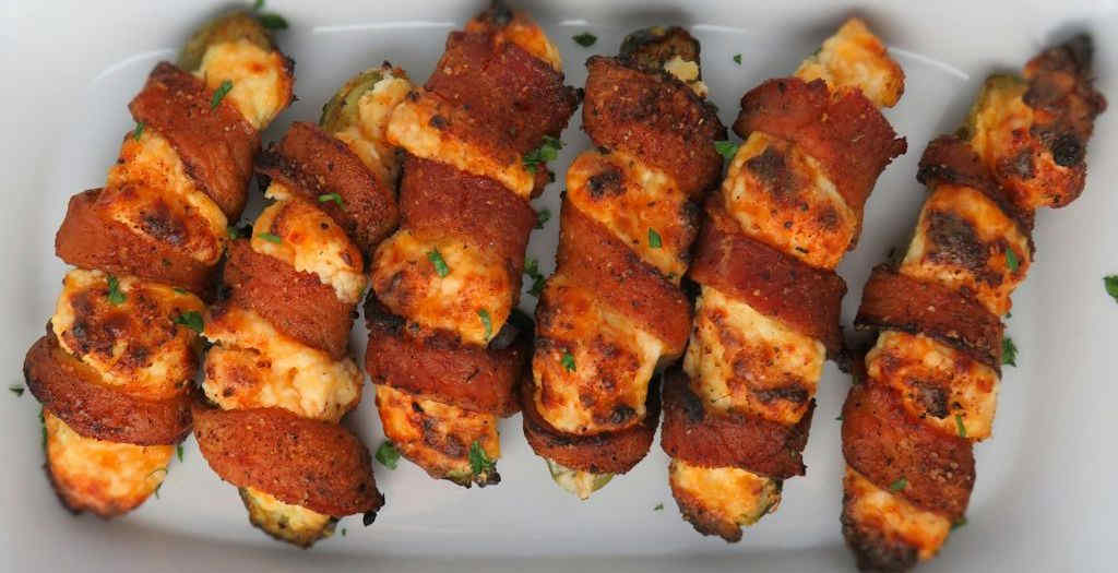Pickle Poppers on the Char-Broil Big Easy