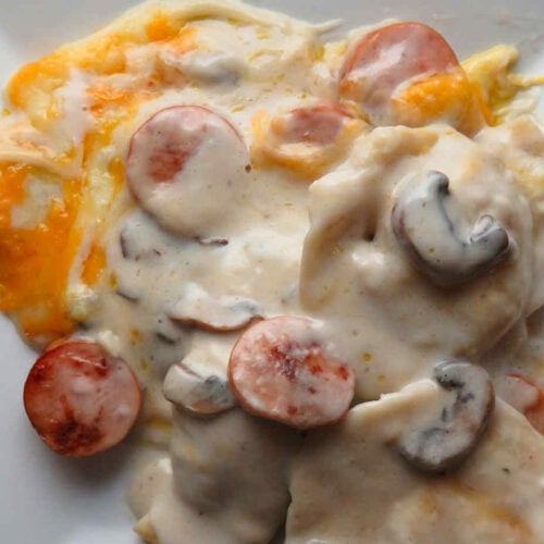 Pierogi and Smoked Sausage Casserole