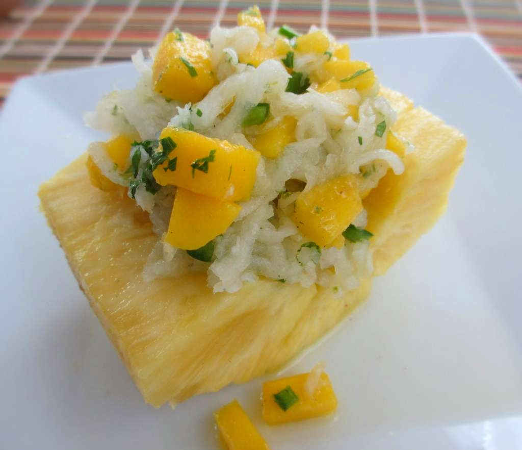 Pineapple Mango Daikon Salad