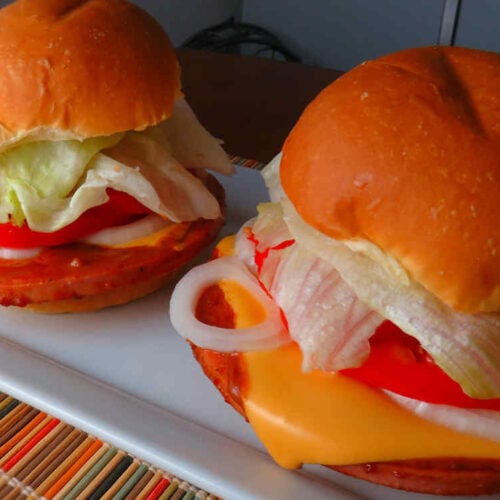 Pool Room Bologna Burgers