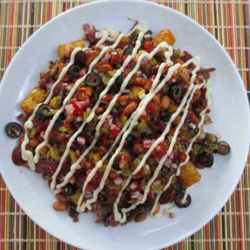 Pulled Pork Tater Tot Nachos