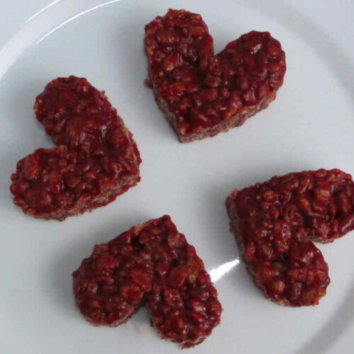 Red Velvet Rice Krispies Treats