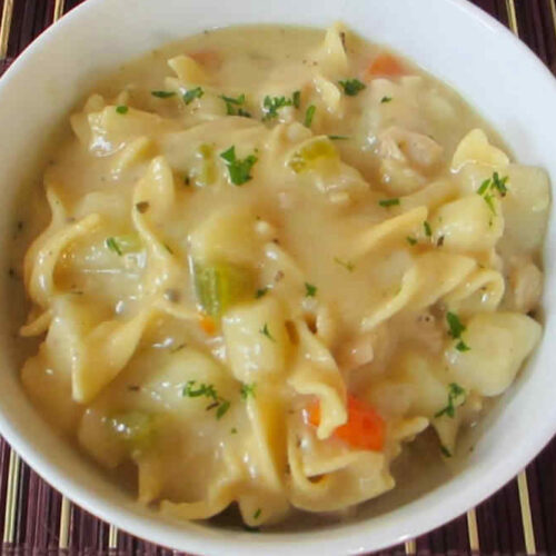 Roasted Chicken Noodle Soup