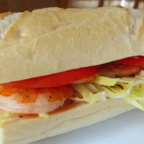 Roasted Shrimp Po Boy