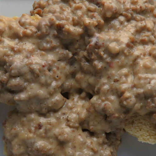 Sage Sausage Biscuit Gravy
