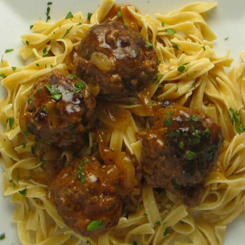 Salisbury Steak Meatballs