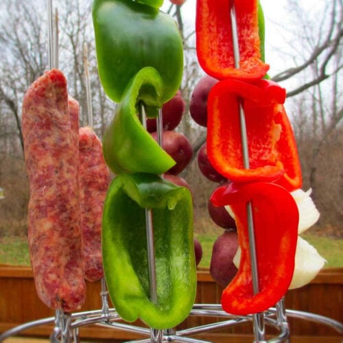 Sausage Sandwiches on the Char-Broil Big Easy