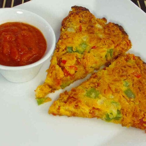 Skillet Cornbread Pizza