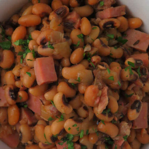 Slow Cooker Black Eyed Peas