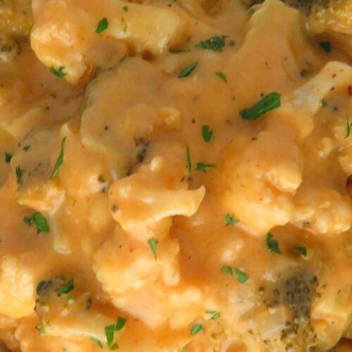 Slow Cooker Cauliflower and Cheese