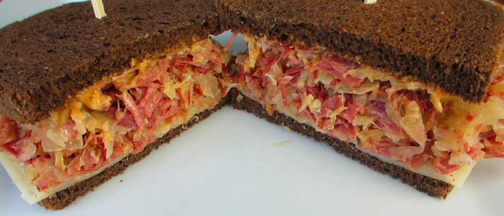 Slow Cooker Chopped Corned Beef Reuben