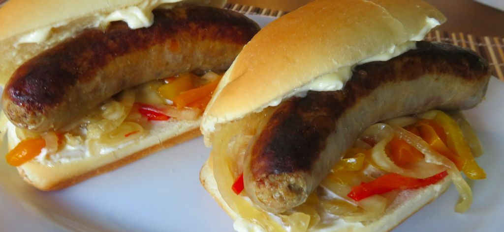 Slow Cooker Creole Sausage Sandwiches