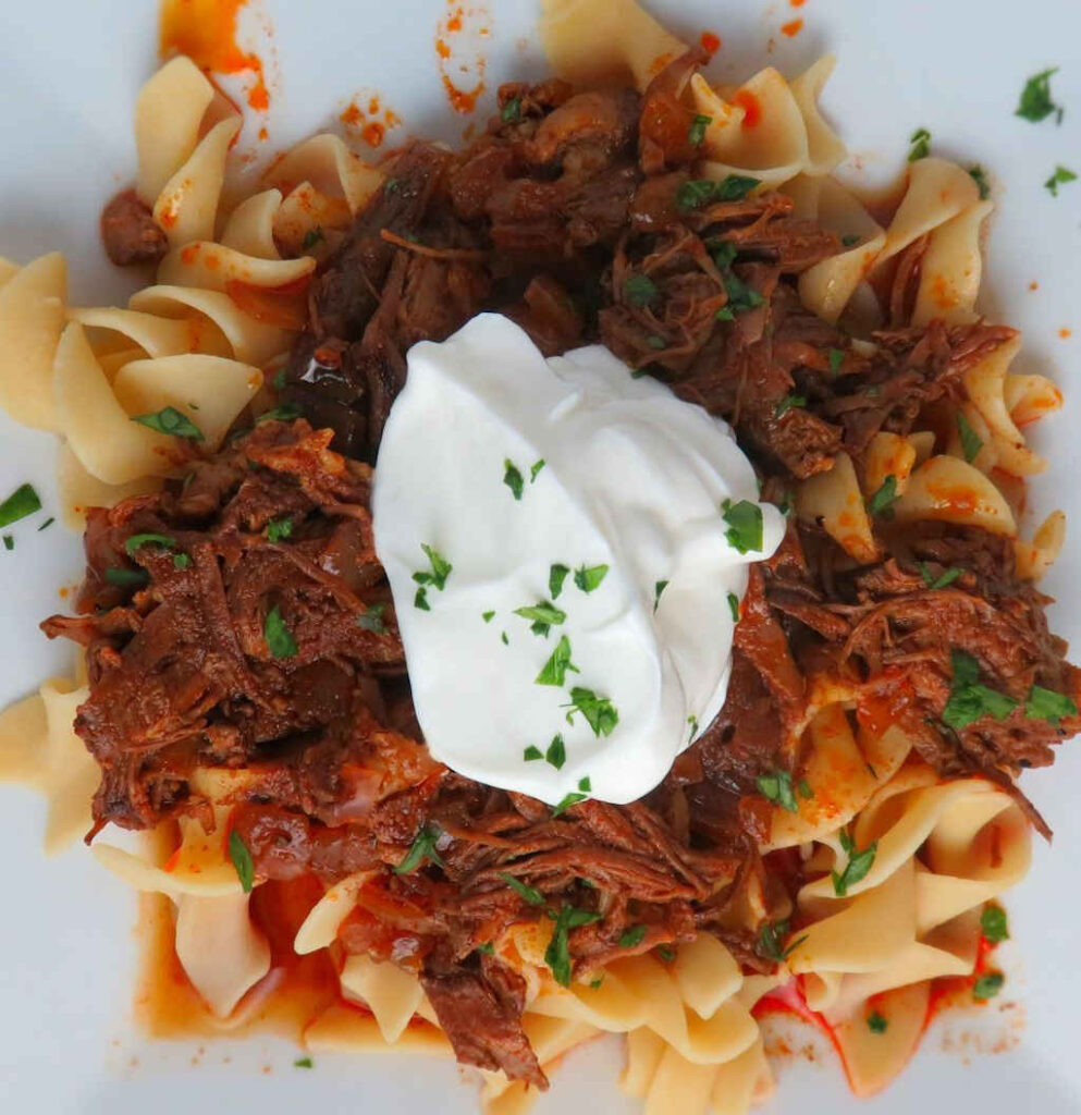 Slow Cooker Hungarian Beef