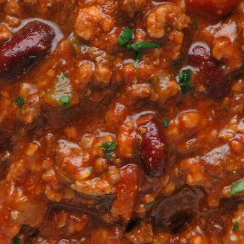 Slow Cooker Meat Lovers Chili