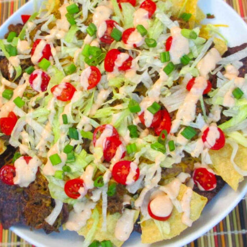 Slow-Cooker Shredded Mexican Beef Nachos