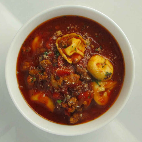 Slow Cooker Tortellini Soup