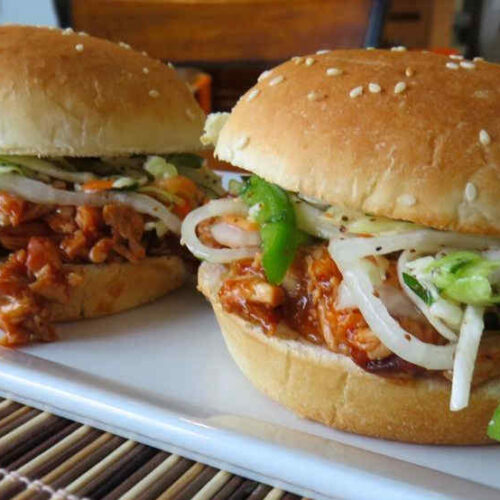 Smoked BBQ Chicken Sandwiches