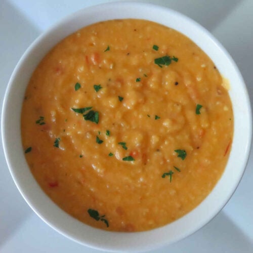 Smoked Tomato Pimento Cheese Polenta