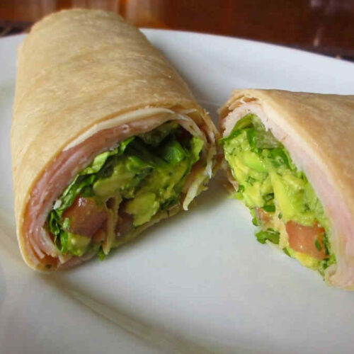 Smoked Turkey Avocado Wraps