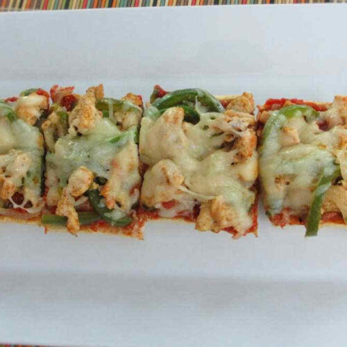 Southwest Grilled Chicken French Bread Pizza