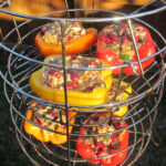 Southwestern Stuffed Peppers on the Char-Broil Big Easy