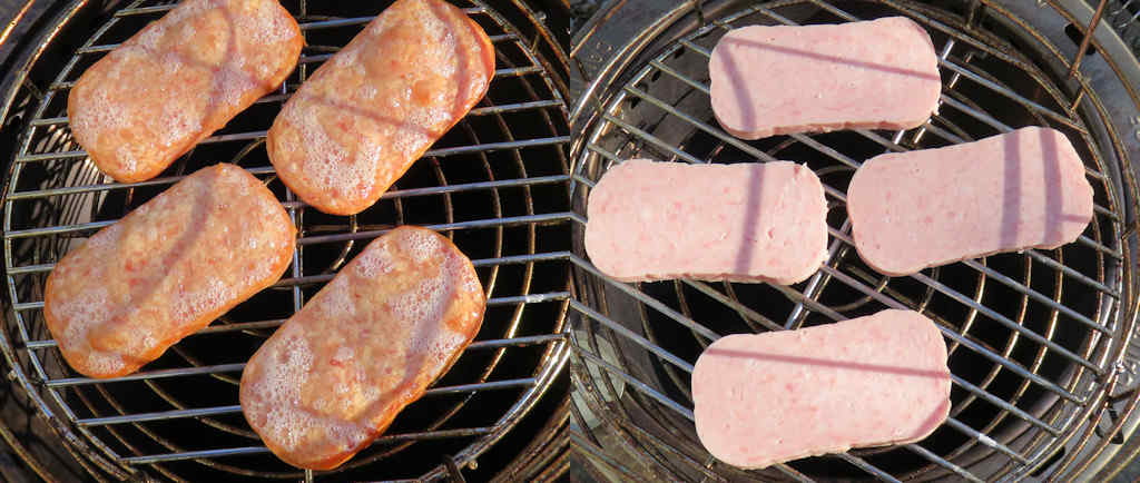 Spam on the Char-Broil Big Easy