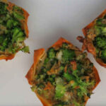 Spicy Broccoli Cheese Wonton Cups