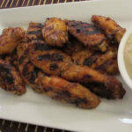 Spicy Chicken Wings with Apple Onion Dip