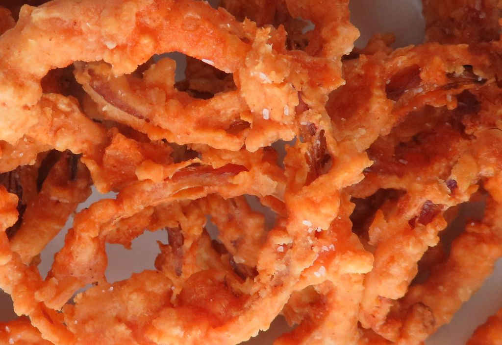 Spicy Red Onion Rings